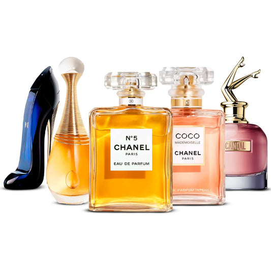 Zestaw 5 Perfum | Good Girl + J'adore + Chanel N°5 + Coco Mademoiselle + Scandal