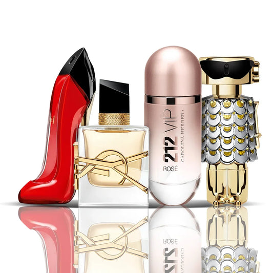 Zestaw 4 Perfum | Very Good Girl + Libre + 212 VIP Rosé + Fame