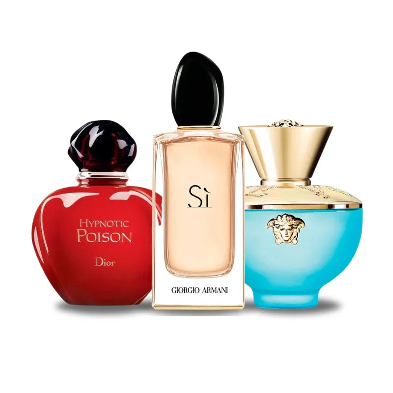 Zestaw 3 Perfum | Hypnotic Poison + Sì + Versace DYLAN TURQUOISE