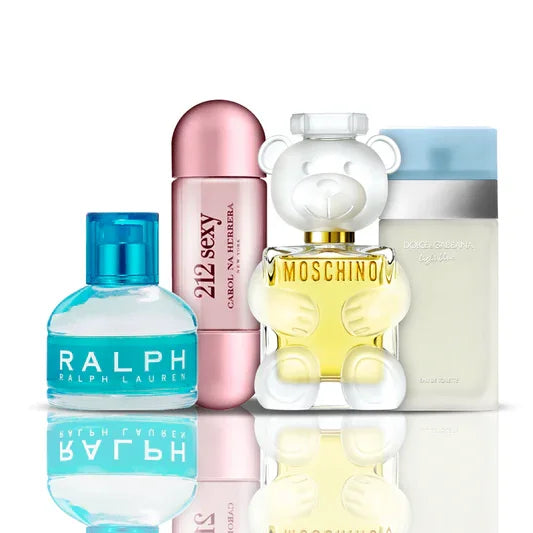 Zestaw 4 Perfum | 212 Sexy + Light Blue + Toy 2 + Ralph Lauren