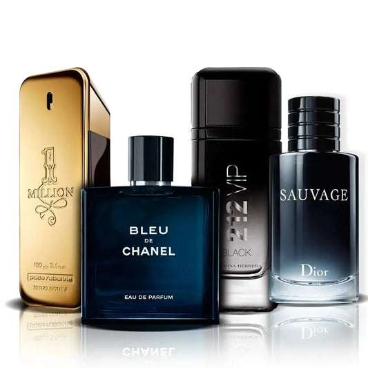 Zestaw 4 Perfum | 1 Million + Bleu de Chanel + 212 VIP Black + Sauvage
